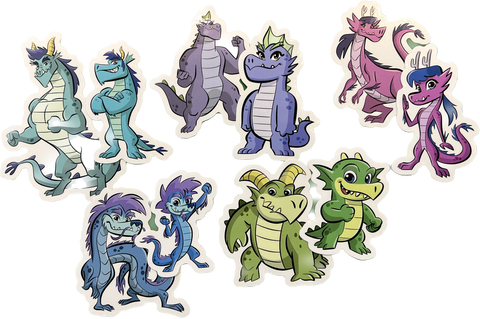 Shadow Moogi ™ Stickers